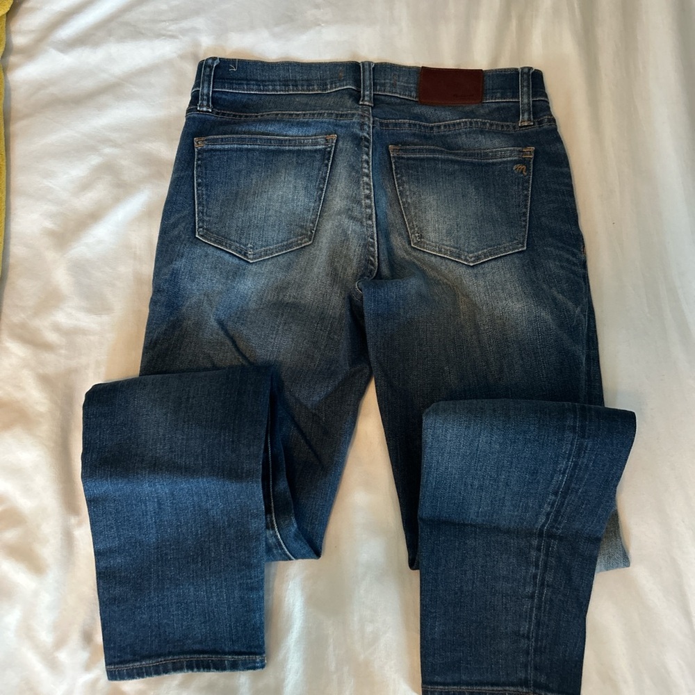Madewell Distressed Blue Skinny Jeans - Picture 7 of 7